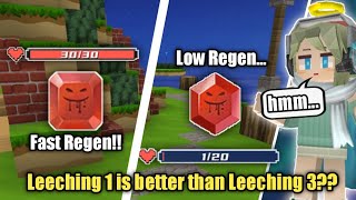 Leeching Level 1 is Better than Leeching Level 3?? [Blockman Go Bedwars] screenshot 2