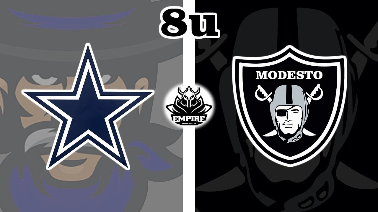 8u Manteca Cowboys vs Modesto Raiders Highlights