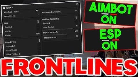 *NEW* ROBLOX Frontlines Script Hack | AIMBOT, SILENT AIM, ESP, SPEED | *PASTEBIN*
