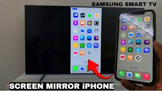 How To Screen Mirror iPhone To Samsung Smart TV