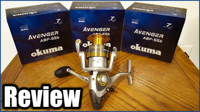 Okuma Avenger ABF 8000 Baitfeeder Spin Fishing Reel Unboxing & Quick Review  #Okuma #SpinReelReview 