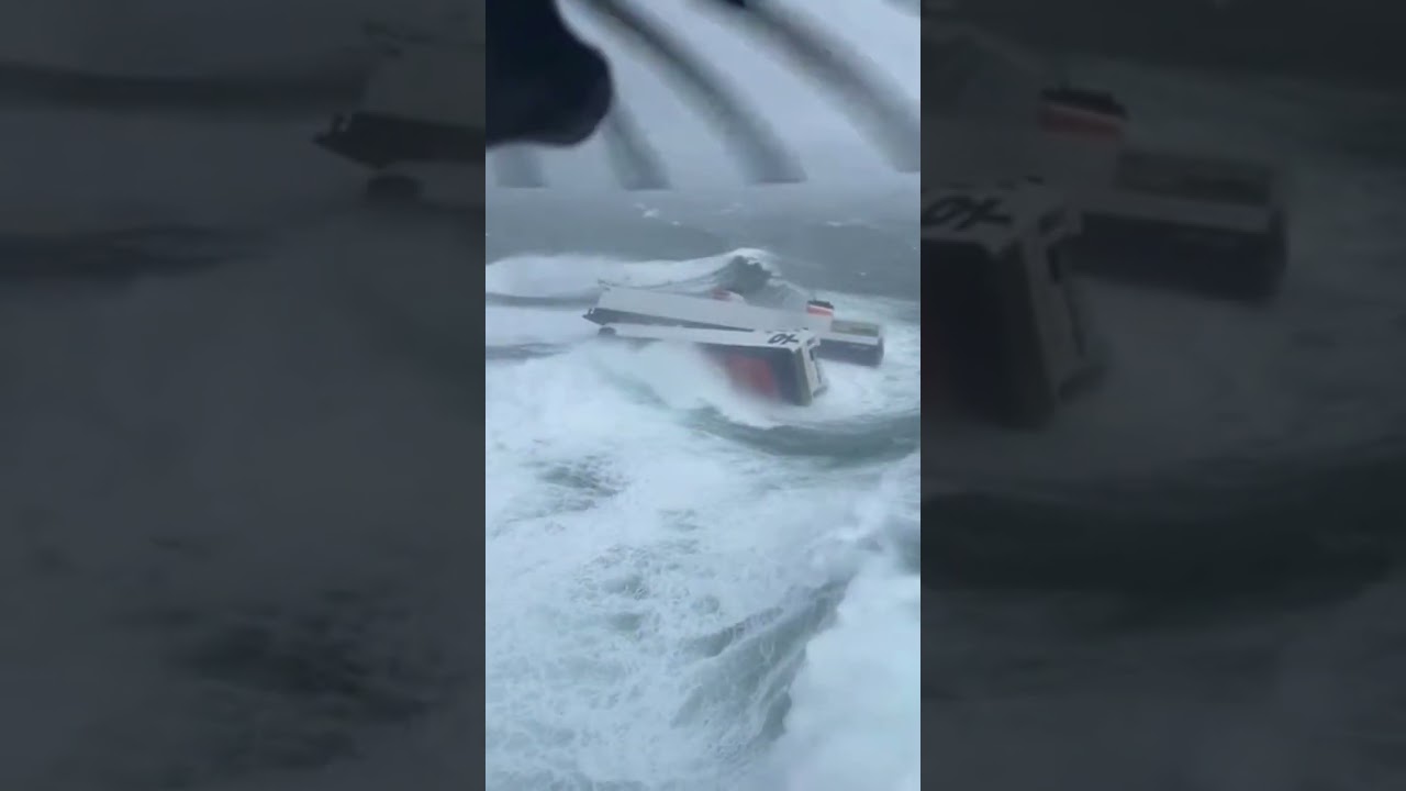 Two RO-RO Ships Lost in Monster Waves 