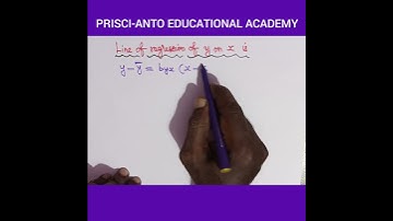 Regression##line of regression of y on x formula####shorts video####