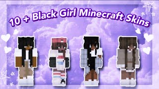 10+ Black Girl Minecraft Skins || nyla dasme