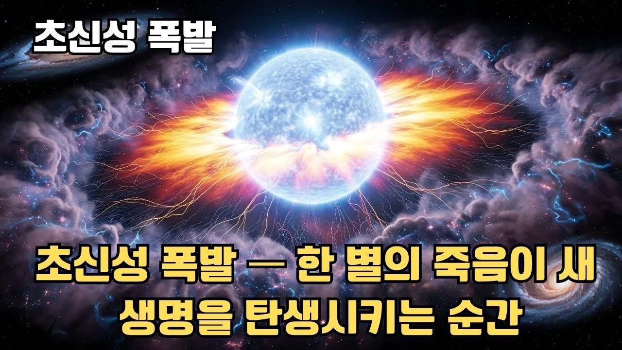 《초신성 폭발의 비밀: 별의 죽음이 우주에 새 생명을 불어넣다》잠잘 때 들으면 시간순삭!