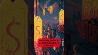 The Hidden Economics Behind Addiction. #economics #money #finance#addiction#shorts#youtube#viral