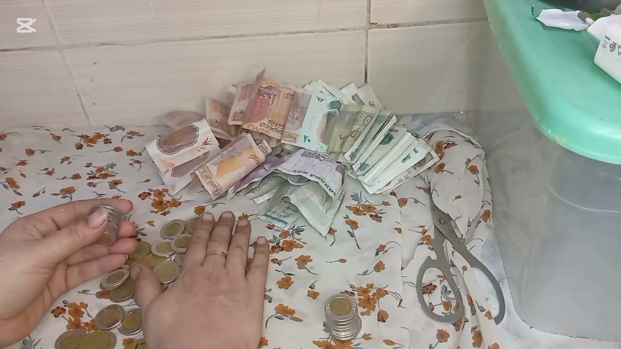 واخيرا فتحت الحصاله 💃يافرحه قلبي بالمبلغ 👌متوقعتش أنه يكون كده 💯هشتري كل اللي نفسي فيه 💪