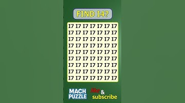 Tell me where I4? | Brain Teaser IQ Test #shorts #different #puzzles #opticalillusion #quiz