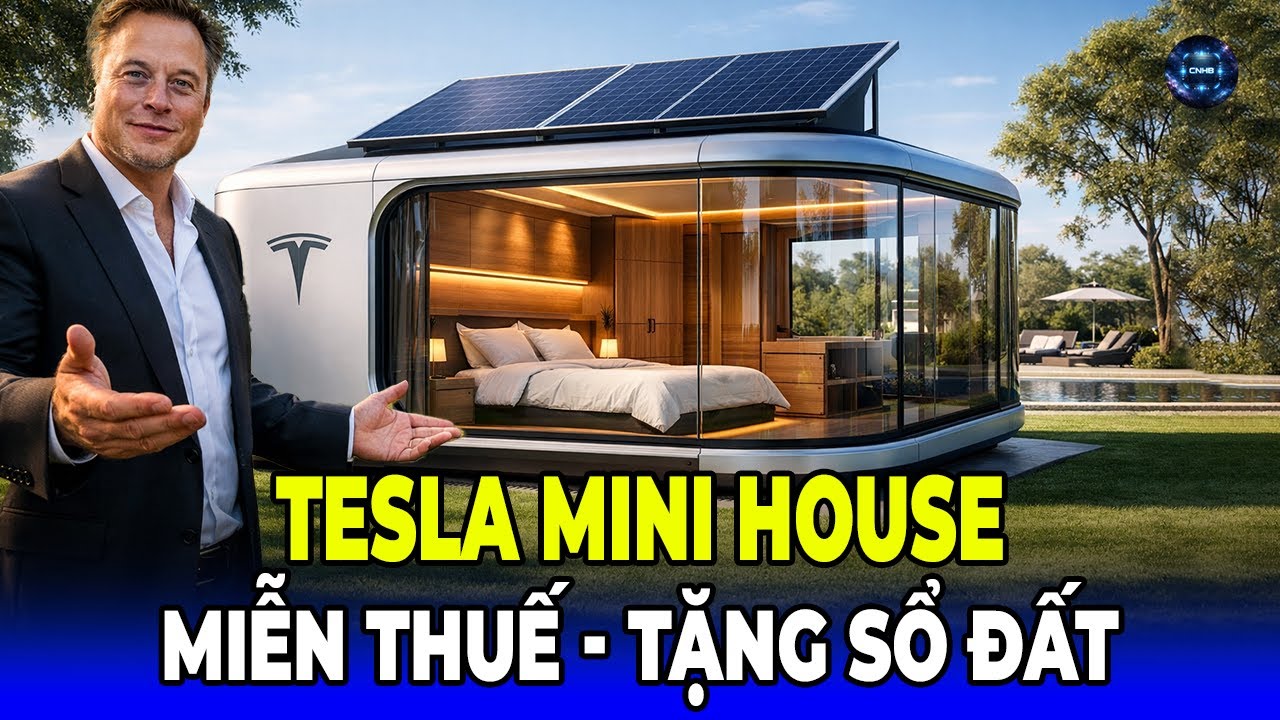 Nhà Nhỏ Tesla Chỉ 7 579 USD, Miễn Thuế, Tặng Sổ Đất Khiến Ai Cũng Bất Ngờ