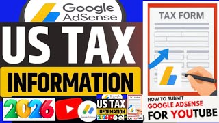 Google AdSense Tax Information Form Fill Up | US Tax Form Kaise Bhara | Adsence Tax Information |