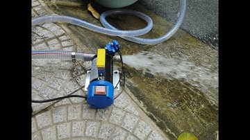 Test máy bơm dầu đầu inox 24v 260w có rơ le tự ngắt