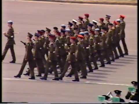 JLR/RAC Pass off parade - July 1989 Part 2 - YouTube