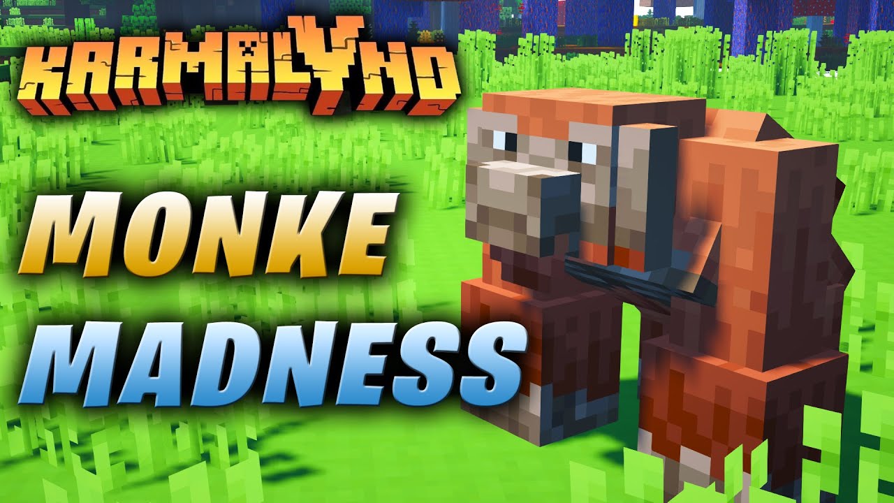 MONKE MADNESS Mod - MINECRAFT MOD de KARMALAND 5!! Review en ESPAÑOL ...