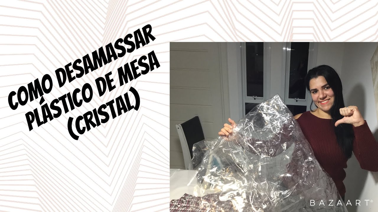 Como Desamassar Pl stico De Mesa cristal YouTube