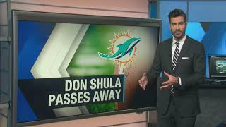 Miami Dolphins head coach Don Shula dies at 90