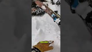 ' Then Spotted a Snowboarder Buried Alive 🏔️❄️" #mountdenali #riverghost #cavetraining