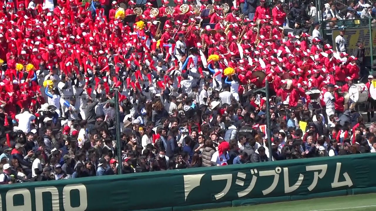 センバツ 明石商業 兵庫 の大応援 アゲアゲホイホイ サンバ デ ジャネイロ 甲子園 Youtube