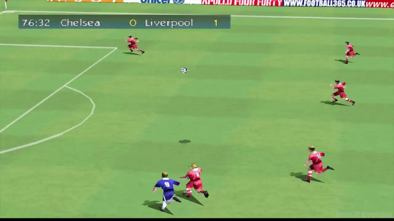 FIFA 2000 - Chelsea VS Liverpool - Gameplay