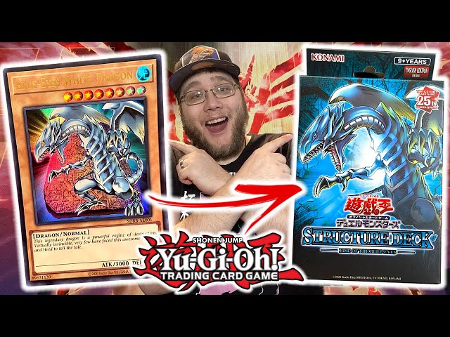 NEW Blue-Eyes English Deck! Yu-Gi-Oh! Rise of the Blue-Eyes Structure Deck  Opening! - YouTube