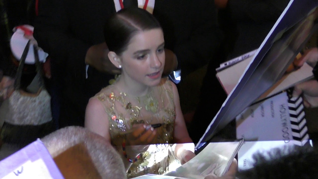 McKenna Grace outside Captain Marvel Premiere at Dolby Theatre in Hollywood