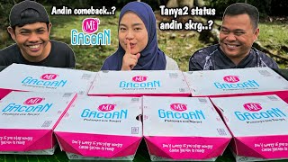 STATUS ANDIN SEKARANG ? NGEMIL MIE GACOAN SAMBIL KONGRES