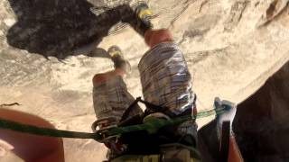 The 300 Foot Rappel In Knotted Rope Canyon