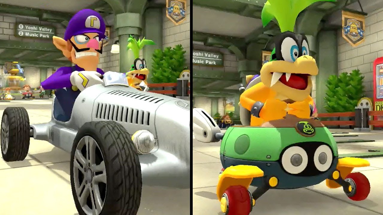 Mario Kart 8 Deluxe - Multiplayer - Waluigi vs Iggy (Bell Cup 100cc)
