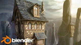 Blender 3D - Stylized Environment Modeling, Texture, and Rendering