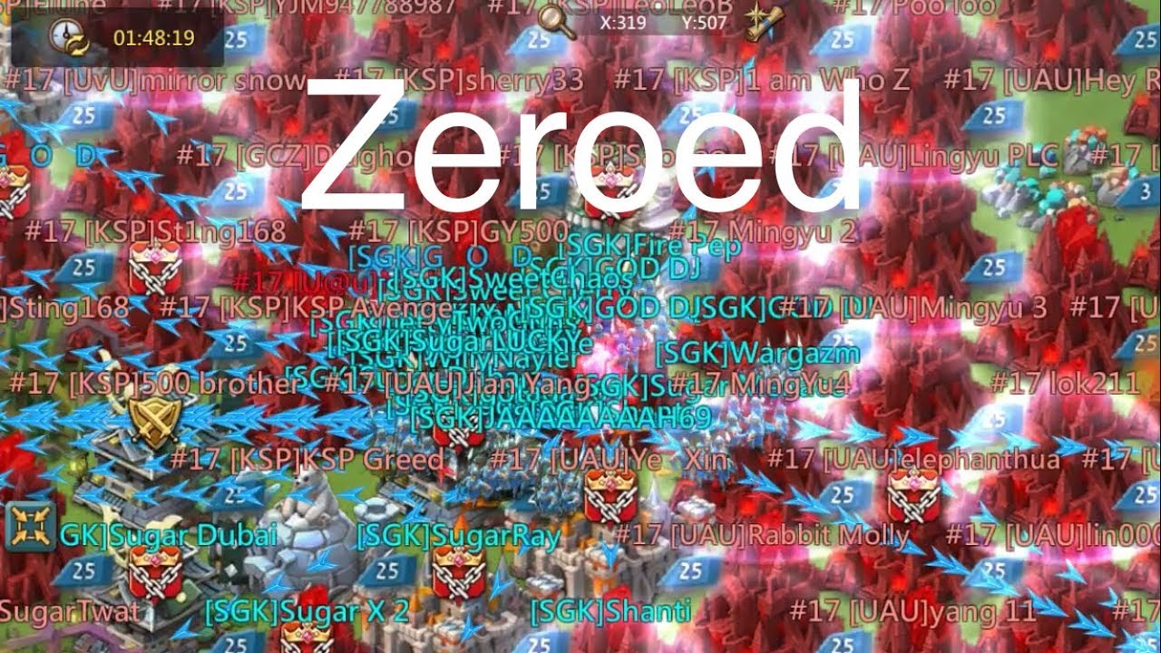 Lords Mobile : Rallying 400 Million might and Zeroing 290 million might - SGK