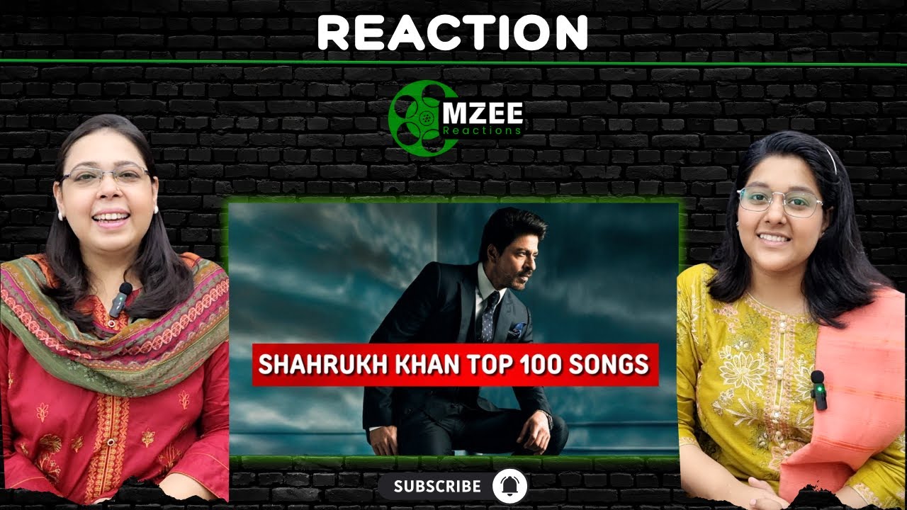 TOP 100 SONGS OF SHAHRUKH KHAN | Reaction!