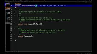 QueueADT - LinkedQueueADT - Java Data Structures - Generics