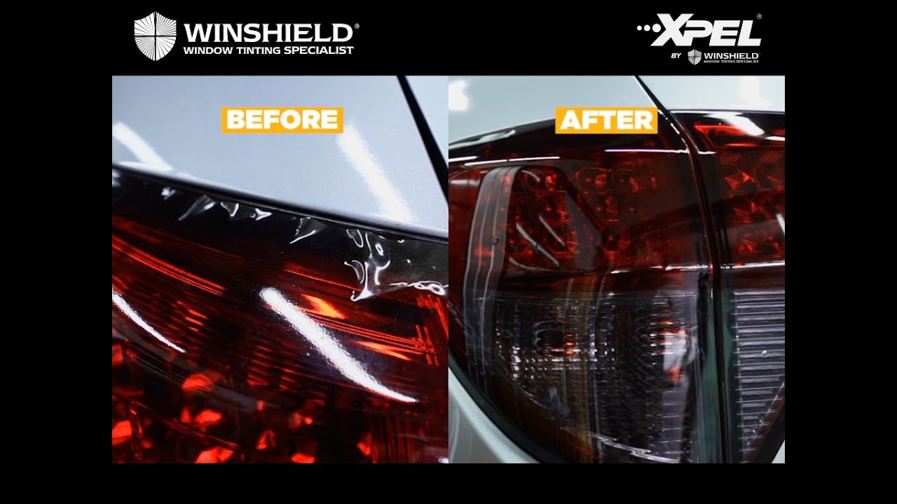 XPEL Smoke Slate Headlight Protection Film 