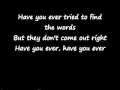 Have You Ever - Brandy