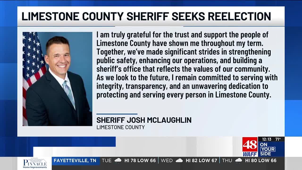 Limestone County Sheriff announces candidacy for reelection - YouTube