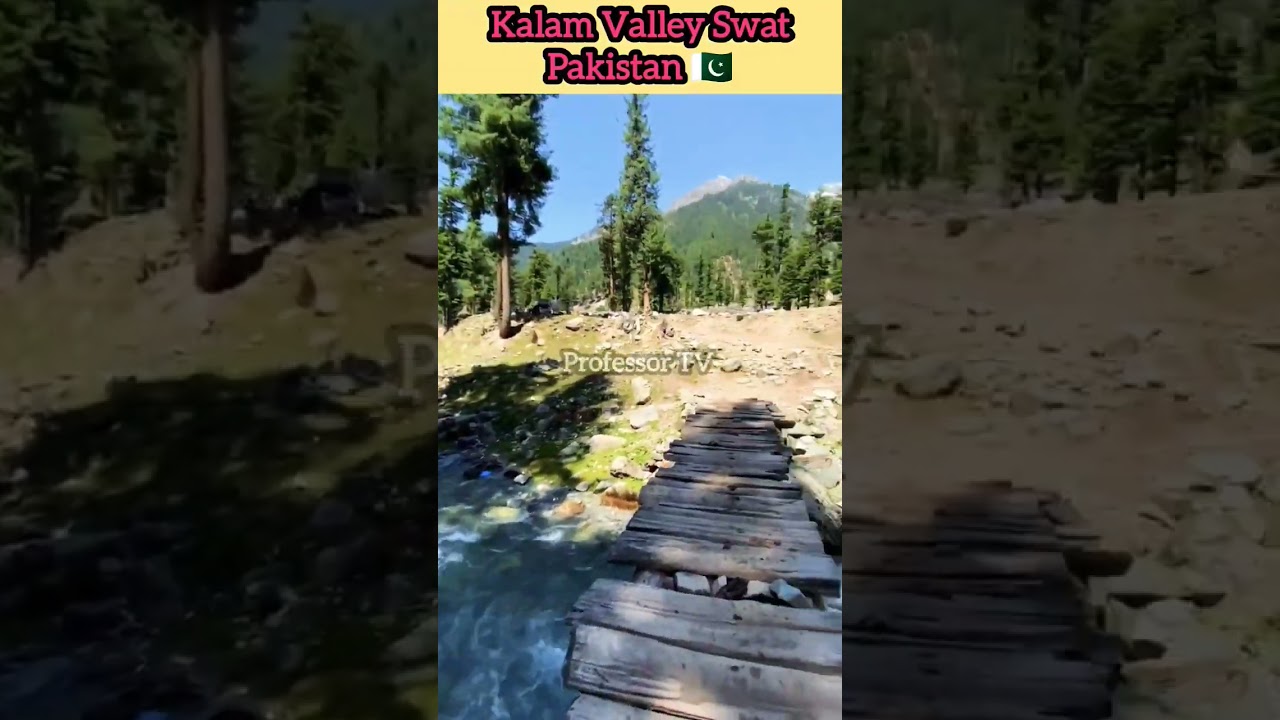 Kalam Valley Swat Pakistan. This is so natural. 