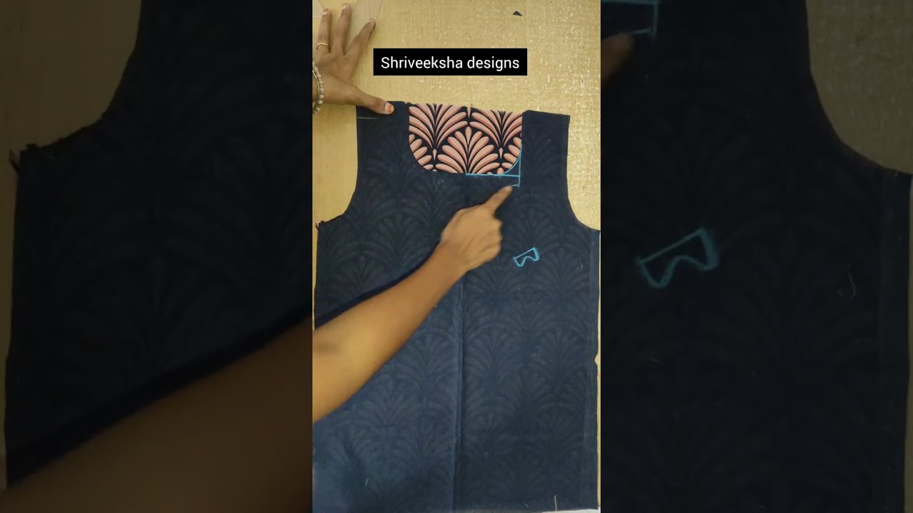 3 steps లో  perfect neck finishing  