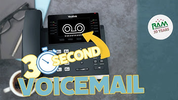 Setting Up and Using Voicemail on Your Yealink Phone - 30 Second Crash Course!