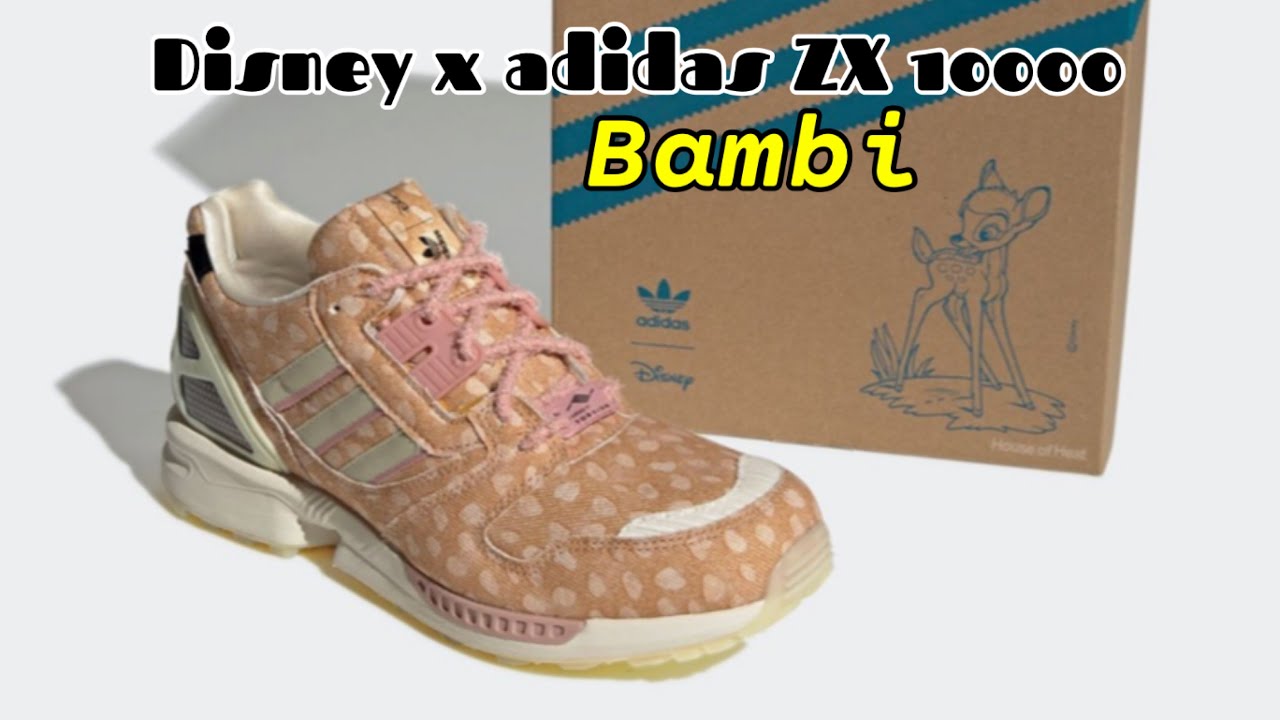 Disney x adidas ZX 10000 BAMBI - YouTube