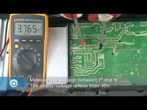 Safety Voltage Test: Inverter Mini Split A/C ( Cooper&Hunter )