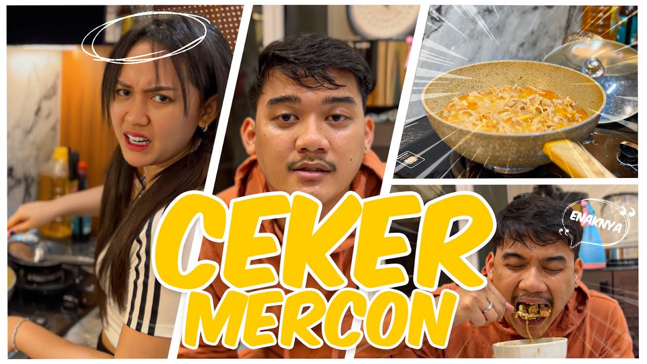 PUASA PERTAMA BARENG SUAMI | MASAK CEKER MERCON