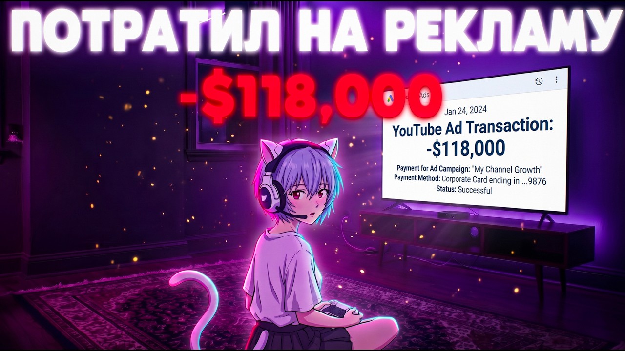 В 9 ЛЕТ СЛИЛ $188К НА РЕКЛАМУ
