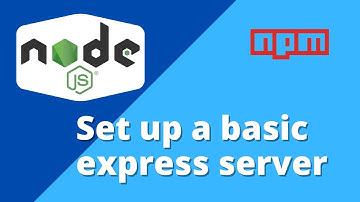 How to set up a basic express server | Node js