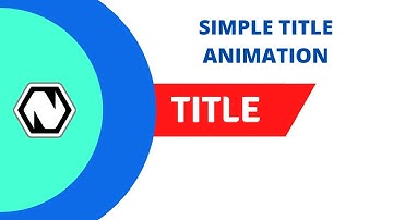 Smooth Title animation ||  2D animation || Natron tutorial