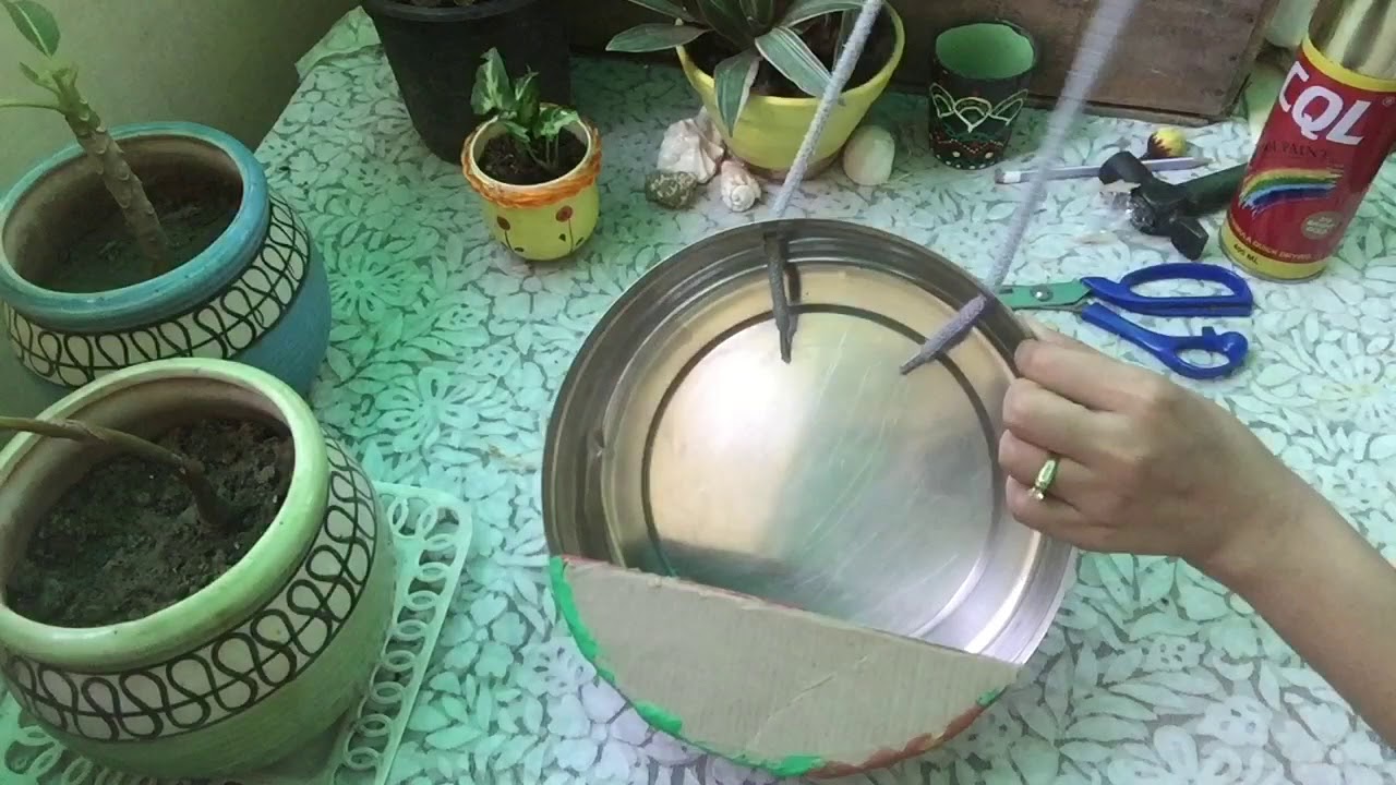 Zero budget DIY Hanging planters for decor/ Hanging Planters with Round