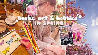 Books, Art & Hobbies in Spring 🌸🌱📖 a cozy vlog