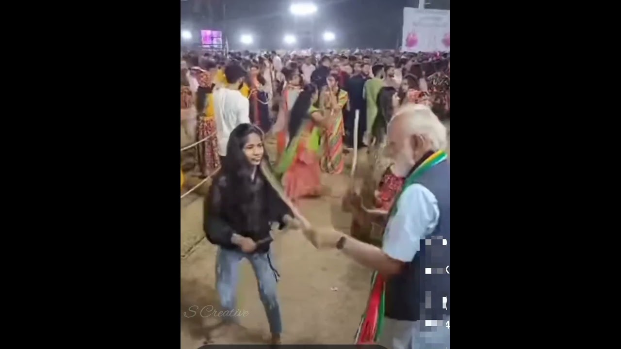 PM Modi ji ka stick dance 