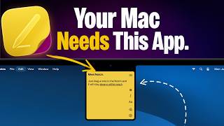 WOW! Sticky Notes in the MacBook Notch!