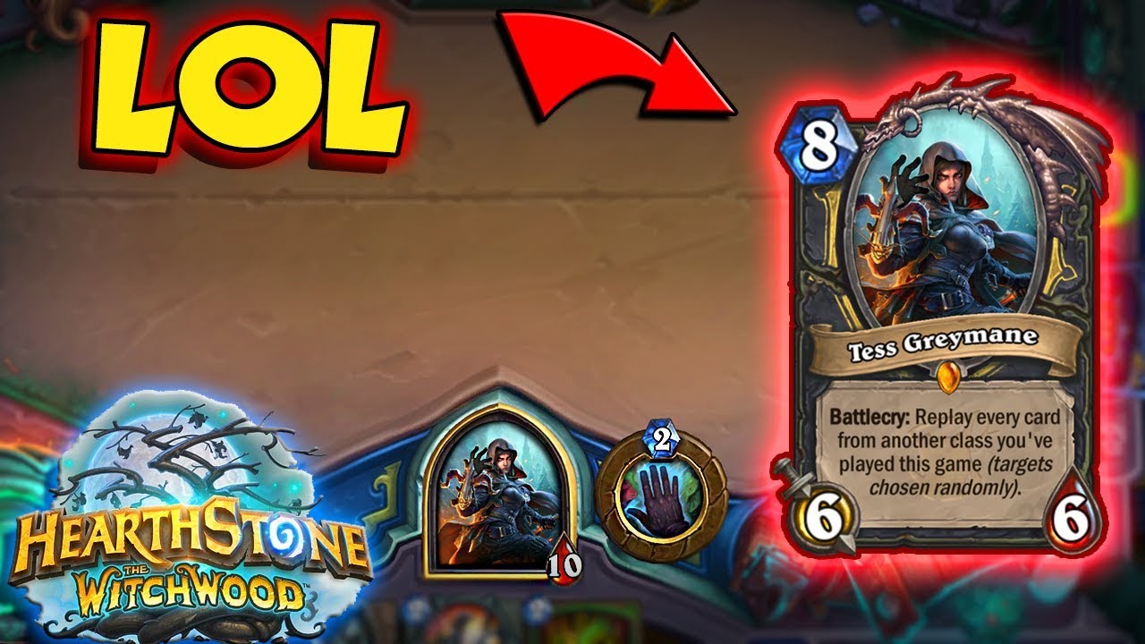 TESS GREYMANE BETRAYED YOU! - The Witchwood Expansion - Funny Hearthstone Moments #19