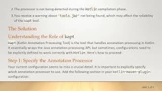 Troubleshooting Kotlin Annotation Processing in Java 11: A Guide to Fixing Your Setup