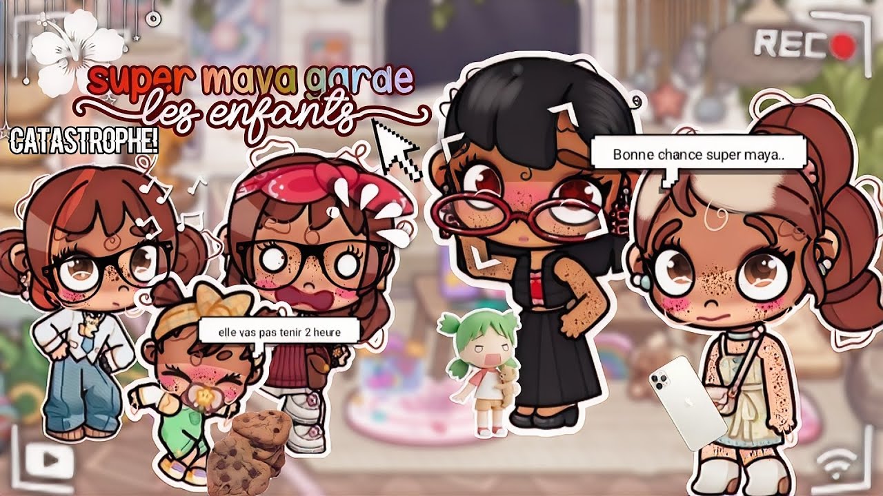 Super maya garde les enfants..🥸💗 || Épisode :1|| Désoler si c est pas bien fait| collab:@MayaDramaa 